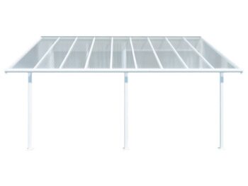 NADSTREEK ZA TERASO PALRAM SIERRA, BELA/TRANSPARENT 3X5,46M